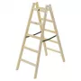 Hailo H40 StandardLine 2x5 Wooden Double-Sided Step Ladder