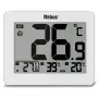 MEBUS 1074 Digital Thermometer with Indoor and Outdoor Temperature, LCD Display, Wall Mountable, White