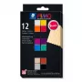 STAEDTLER FIMO 8043 C Modeling Clay Set - 12 Colors - Black, Blue, Champagne, Green, Grey, Magenta, Orange, Red, Terracotta, Violet, White, Yellow - 12 x 25 g Blocks - Oven-Bake Polymer Clay - Soft - 110°C - 30 min