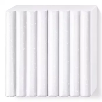 STAEDTLER FIMO 8010 Galaxy Modeling Clay - White - 1 Block - 110°C