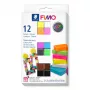 STAEDTLER FIMO Leather Effect 8013 C Oven-Hardening Modelling Clay 12 Blocks of 25 g