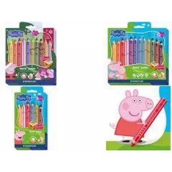 STAEDTLER Noris Colour Coloured Pencils Peppa Pig 12 Pack 100% PEFC