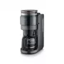 SEVERIN KA 4830 Filter Coffee Machine with Grinder and Glass Carafe, 10 Cups, 1000 W, Black/Stainless Steel