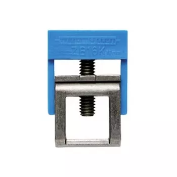 Weidmüller ZB 4K Blue Tension Clamp, Length 20mm, Width 6mm