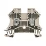 Weidmüller Feed-Through Terminal Block, PUSH IN, 10 mm², 57 A, 1000 V, Beige, 50 Pieces