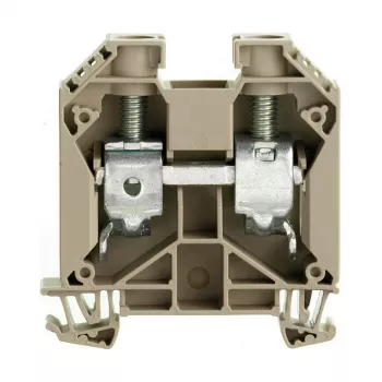 Weidmüller WDU 35 Screw Connection Terminal Block, 35 mm², 1000 V, 125 A, Dark Beige