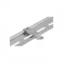 Weidmüller FM 4/TS35 Mounting Foot - Steel - Silver - 14 mm x 7 mm - Pack of 40
