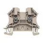 Weidmüller Feed-Through Terminal Block, W-Series, 2.5 mm², 24 A, 800 V, Beige, Screw Connection, DIN Rail Mount, 100 Pieces
