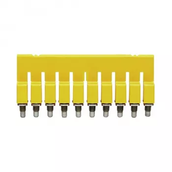 Weidmüller WQV 2.5/10 Cross-Connector, 10 Poles, 2.5 mm², Yellow, Polyamide, 20 Pieces