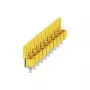 Weidmüller WQV 6/10 Cross-Connector, 2-Pole, 8 mm Pitch, Yellow, Polyamide, 20 Pieces
