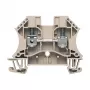 Weidmüller Feed-Through Terminal Block, Screw Connection, 800 V, 41 A, 6 mm², Beige, 100 Pieces