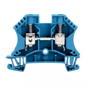 Weidmüller W-Series Feed-Through Terminal Block, Blue, 10 mm², 57 A, Screw Connection, 50 Pieces