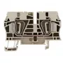 Weidmüller ZDU 6 Feed-Through Terminal Block, Spring Clamp Connection, 6 mm², Beige, 50 Pieces