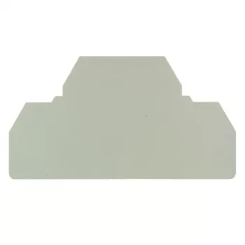 Weidmüller ZAP/TW ZDK2.5 End Plate, Wemid, Beige, 1.5 mm, 20 Pieces