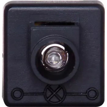 HEINRICH KOPP Glow Lamp for Switch Sockets, Black, 1 Piece, 230V AC, Orange-Red Light