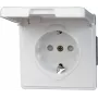 Heinrich Kopp 119102080 Schuko Socket Outlet CEE 7/3 CEE 7/4 White 250V 16A