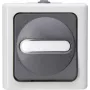 Heinrich Kopp Pushbutton Switch 1P Grey/White Thermoplastic IP44 78mm