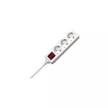 EFB Electronics Power Strip 3x Schuko CEE 7/7 1.5m Black