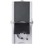 HEINRICH KOPP proAQA Surface-Mounted Weatherproof Socket Outlet 2-Way Vertical IP44 Grey 16A 250V Type F