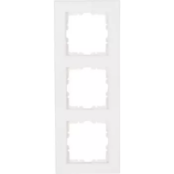 Heinrich Kopp 402729008 1-Gang White Plastic Frame for Switches and Sockets
