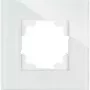 HEINRICH KOPP 1-Gang Cover Frame ATHENIS White Glossy 405302008