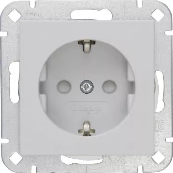 Heinrich Kopp SCHUKO Socket with Increased Touch Protection Grey-Matt 940034000HK07