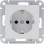 HEINRICH KOPP SCHUKO Socket Outlet HK07 Grey Matt 1-Gang Surface-Mounted IP44
