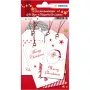 HERMA Christmas Labels - Red - Paper - 6 Pieces - 80 x 40 mm