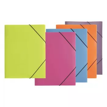 PAGNA Document Folder A3 Polypropylene Red Elastic Band 5 Pieces
