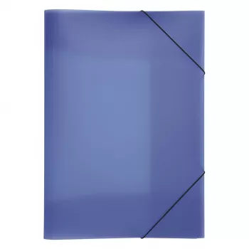 Pagna 21638-07 A3 Polypropylene Document Folder Blue Elastic Band 5 Pack