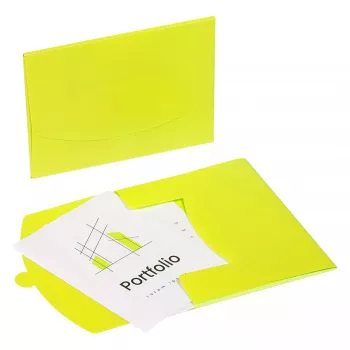 PAGNA Document Wallet DIN A4 Green Smooth 0.43 mm