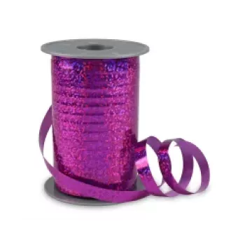 C.E. PATTBERG HOLLY Gift Ribbon - Magenta - Polyester/Polypropylene - 200 m x 10 mm - 1 Roll - Made in Germany