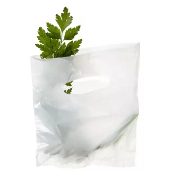 Vereinigte Papierwarenfabriken 2000 White Paper Carrier Bags with Twisted Handles