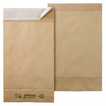 Vereinigte Papierwarenfabriken classic eco gusseted mailing envelope (approx. DIN C4, 5.0 cm gusset), without window, natural