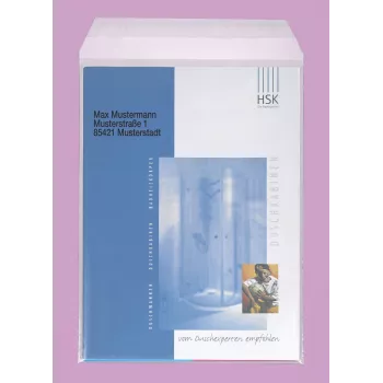 Vereinigte Papierwarenfabriken Foil Shipping Envelopes DIN A4 Without Window Transparent 100 Pieces