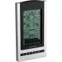 TFA Gaia Wireless Weather Station with Colour LCD, 433 MHz, DCF-77 Radio Controlled, Black