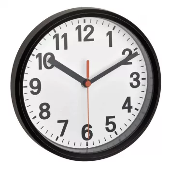 TFA 60.3538.01 Analogue Radio-Controlled Wall Clock Black/White