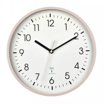 TFA Dostmann 60.3550.16 Radio Wall Clock 24.5 cm x 4.2 cm Pink