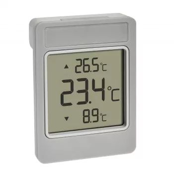 TFA WINDOO Digital Window Thermometer Silver (30.1067.15)