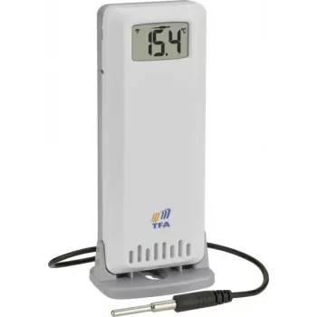 TFA 30.3902.02 ID-A3 2-fold Temperature Sensor with Probe, White