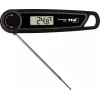 TFA THERMO JACK TASTE Digital Kitchen Thermometer with Timer and Alarm, Stainless Steel Probe, 160 mm, -50 to +300 °C, LCD Display, Black/White