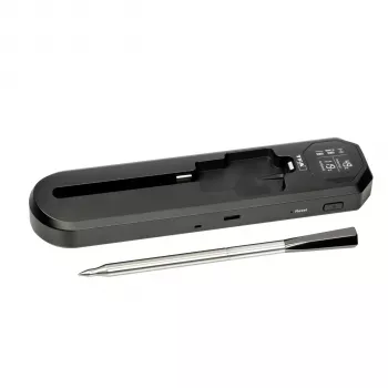 TFA SMART KÜCHEN-CHEF 2 Wireless BBQ Meat Thermometer with Bluetooth 4.0, 2 Probes, LCD Backlight, App Control