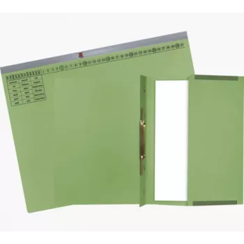 Exacompta 370125B Conventional File Folder - Cardboard - Green - 320 g/m² - 265 mm - 316 mm