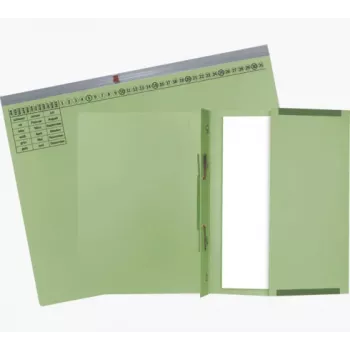 Exacompta 370225B Conventional File Folder - Cardboard - Green - 320 g/m² - 265 x 316 mm - A4