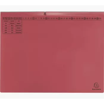 Exacompta 370303B Conventional File Folder - Cardboard - Red - 320 g/m² - 265 mm - 316 mm