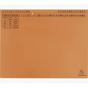 Exacompta 371109B Conventional File Folder - Cardboard - Orange - 320 g/m² - 265 x 316 mm