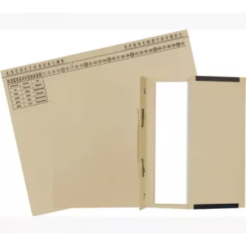 Exacompta 371122B Document Folder - Cardboard - 320 g/m² - A4 - Blue - 1 Piece