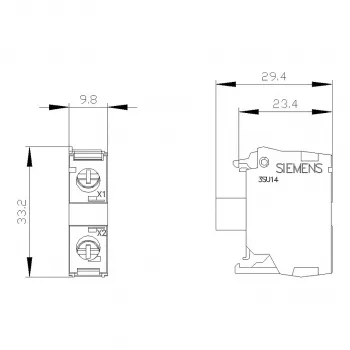 Siemens SIRIUS ACT LED Module with Integrated LED AC/DC 24V White