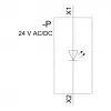Siemens SIRIUS ACT LED Module with Integrated LED AC/DC 24V White