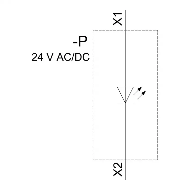 Siemens SIRIUS ACT LED Module with Integrated LED AC/DC 24V White